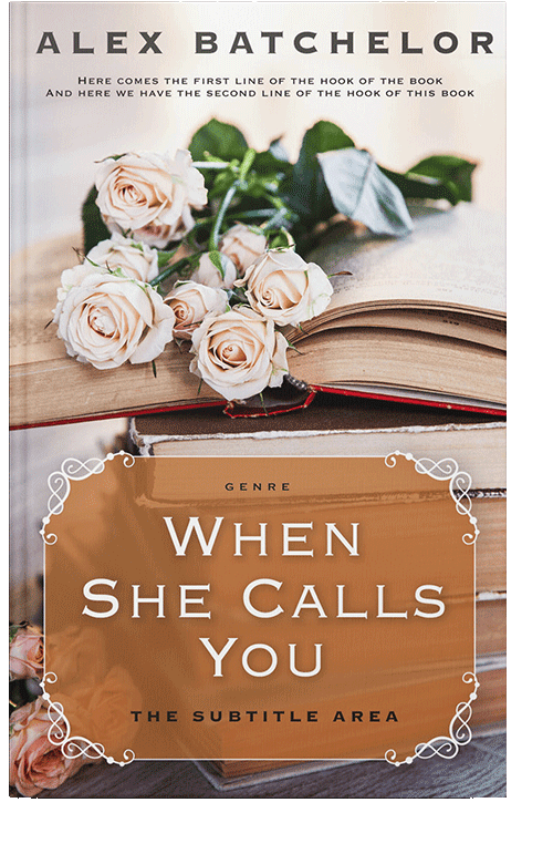 Front view of Wafer #6528 - Premade Romance Book Cover