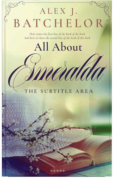 Front view of Green Mist #6531 - Premade Romance Book Cover