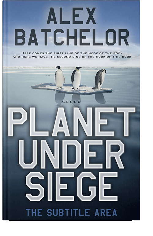 Front view of Rhino #6534 - Premade Apocalyptica Book Cover