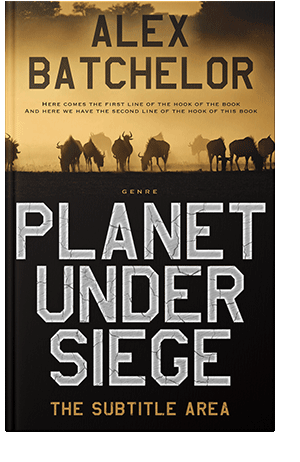 Pre Made Book Cover Tan