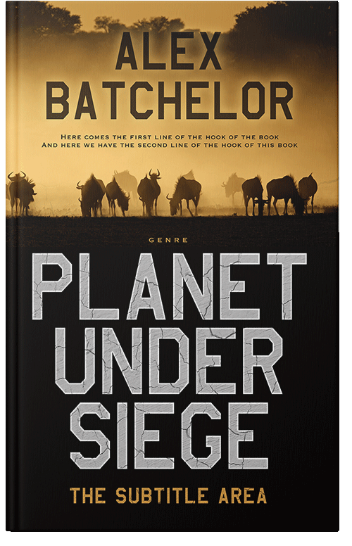 Front view of Tan #6535 - Premade Science & Nature Book Cover