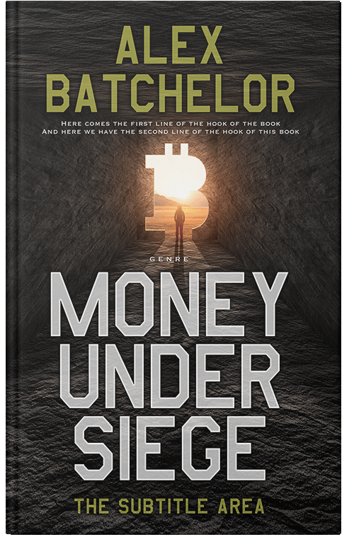 Front view of Premade Business Book Cover - Zeus