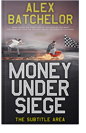 Pre Made Book Cover Ship Gray