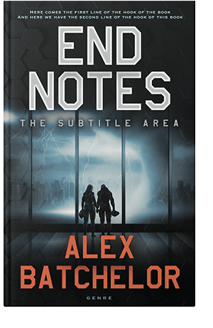 Pre Made Book Cover Silver Rust