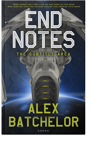 Pre Made Book Cover Ebony Clay