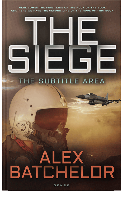 Front view of Saddle #6555 - Premade Science Fiction Book Cover