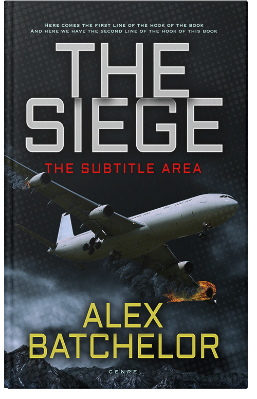 Front view of Premade Action & Adventure Book Cover - Coral Reef