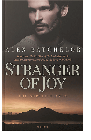 Pre Made Book Cover Taupe