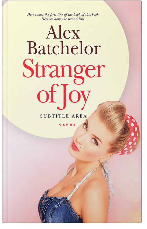 Front view of Albescent White #6569 - Premade Literary Fiction Book Cover