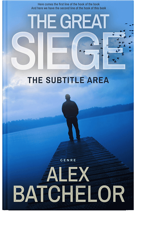 Front view of Periwinkle Gray #6571 - Premade Mystery & Thriller & Suspense Book Cover