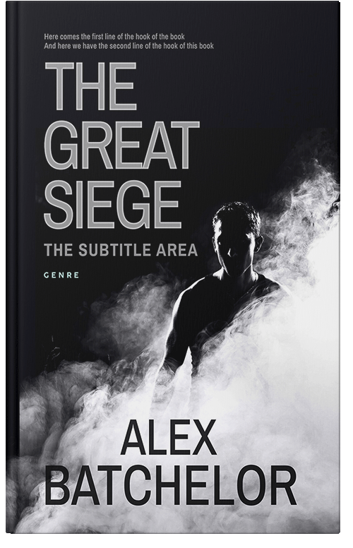 Front view of Premade Mystery & Thriller & Suspense Book Cover - Woodsmoke