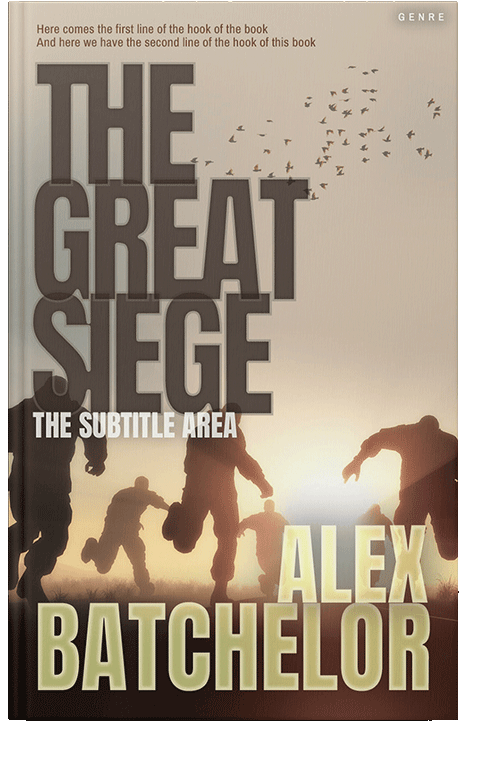 Front view of Akaroa #6575 - Premade Action & Adventure Book Cover