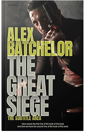 Pre Made Book Cover Cod Gray