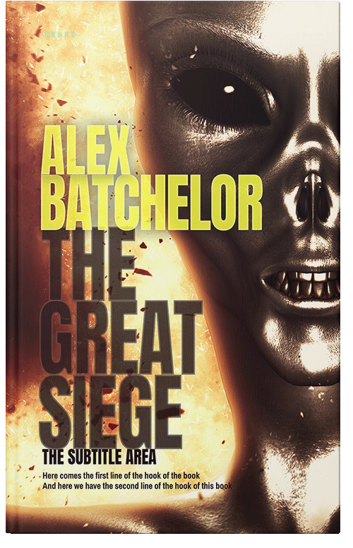 Front view of New Orleans #6582 - Premade Science Fiction Book Cover