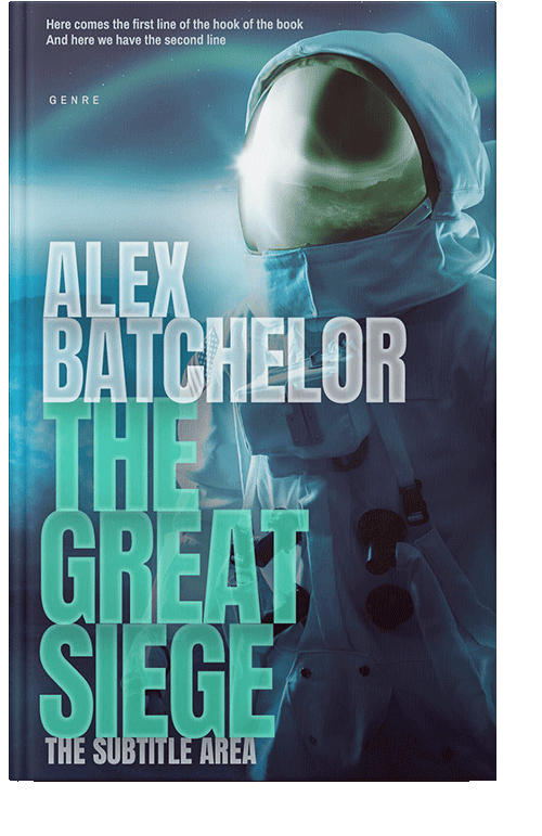 Front view of Pickled Bluewood #6584 - Premade Science Fiction Book Cover