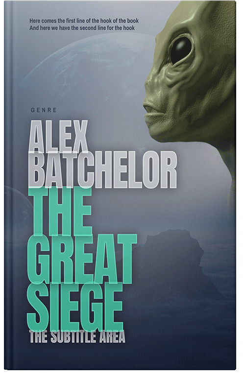 Front view of Nevada #6585 - Premade Science Fiction Book Cover