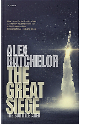 Pre Made Book Cover Ebony Clay