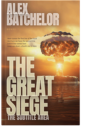 Pre Made Book Cover Brown Rust