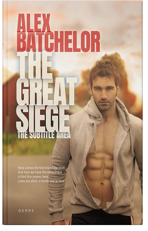 Front view of Premade Erotica Book Cover - Teak