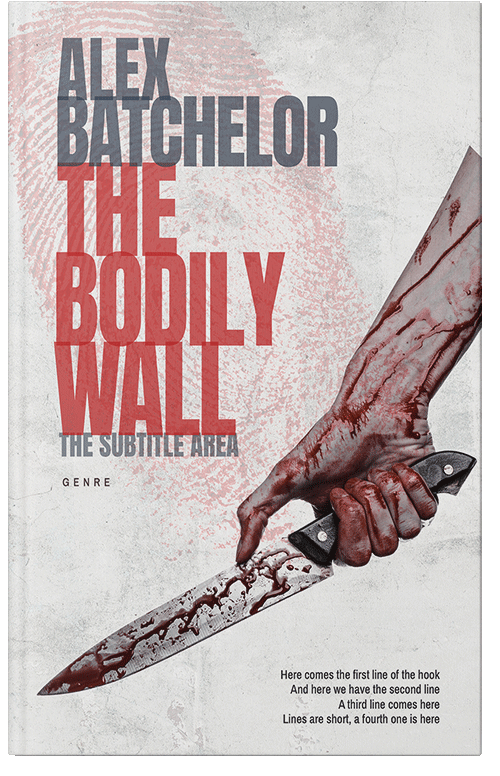 Front view of Premade Mystery & Thriller & Suspense Book Cover - Ebb