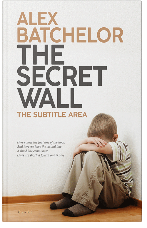 Front view of Premade Teen & Young Adult Book Cover - English Walnut