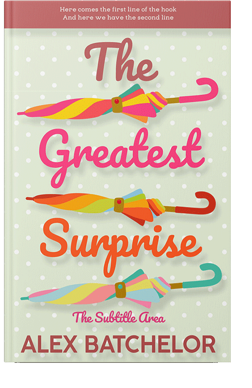 Front view of Roman #6607 - Premade Chick Lit Book Cover