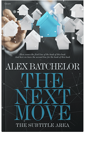 Pre Made Book Cover Quill Gray