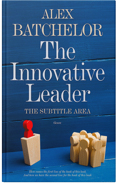 Front view of Catalina Blue #6613 - Premade Business Book Cover