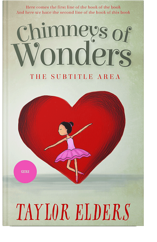 Front view of Moon Mist #6622 - Premade Teen & Young Adult Book Cover