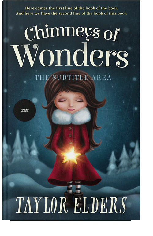 Front view of Gable Green #6625 - Premade Fantasy Book Cover