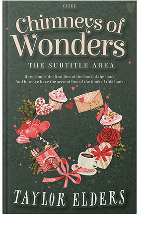 Pre Made Book Cover Lunar Green