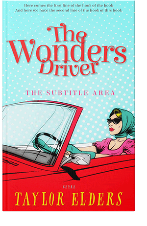 Pre Made Book Cover Red Ribbon