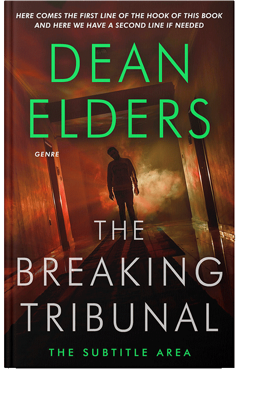 Front view of Rebel #6638 - Premade Action & Adventure Book Cover