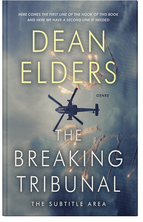 Front view of Premade Action & Adventure Book Cover - Rolling Stone