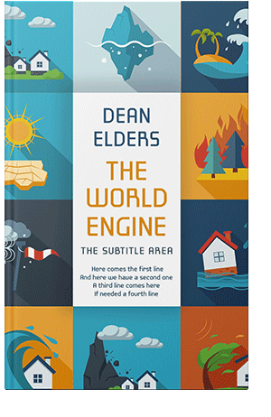 Pre Made Book Cover Harvest Gold