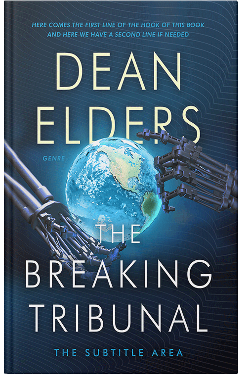 Front view of Big Stone #6650 - Premade Science Fiction Book Cover