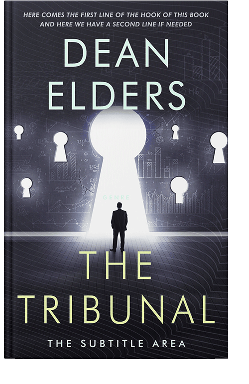 Front view of Steel Gray #6654 - Premade Self-Improvement & Self-Help Book Cover