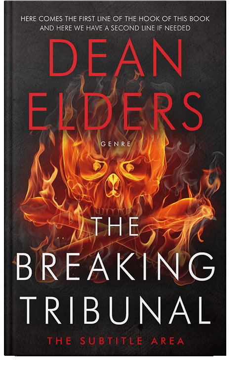 Front view of Piper #6663 - Premade Horror Book Cover