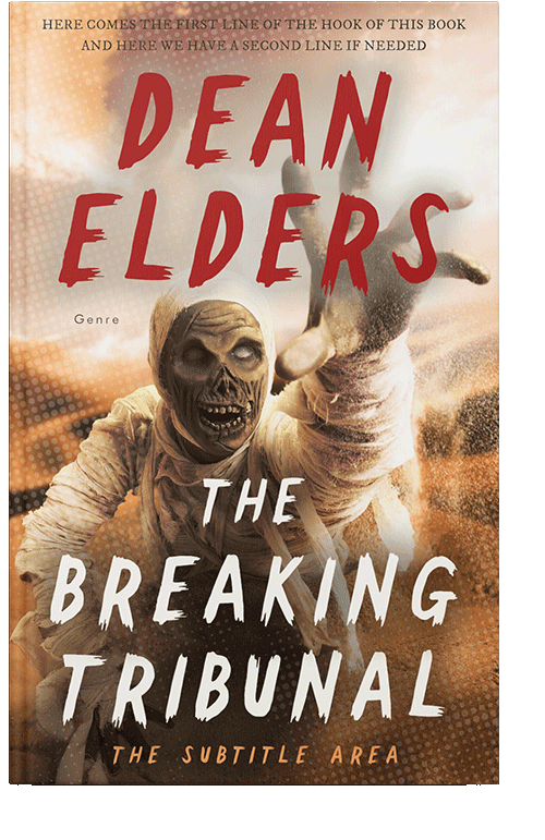 Front view of Almond #6668 - Premade Horror Book Cover | BookCoverZone