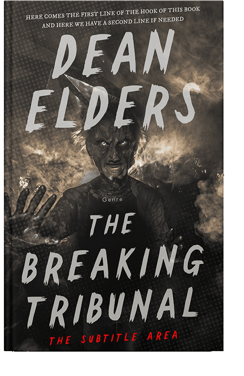 Front view of Zeus #6671 - Premade Horror Book Cover