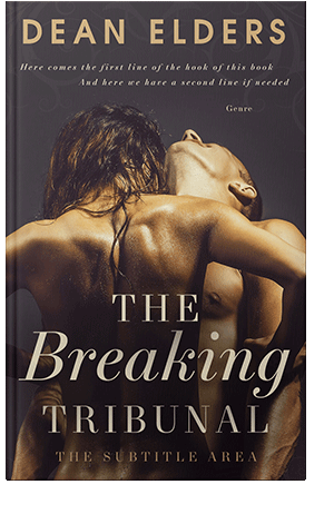 Pre Made Book Cover Cocoa Brown