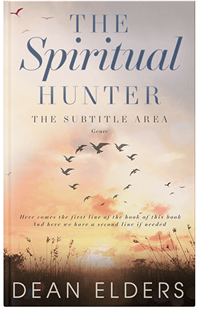 Pre Made Book Cover Almond