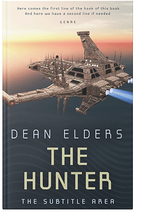 Pre Made Book Cover Almond