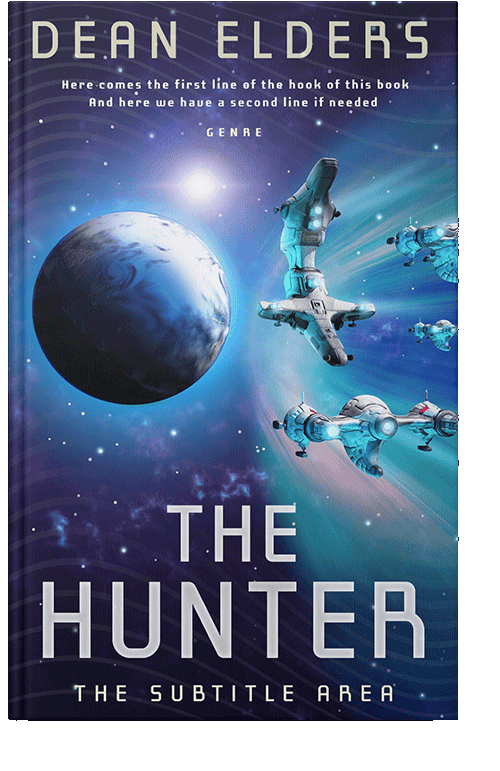 Front view of Cloud Burst #6707 - Premade Science Fiction Book Cover