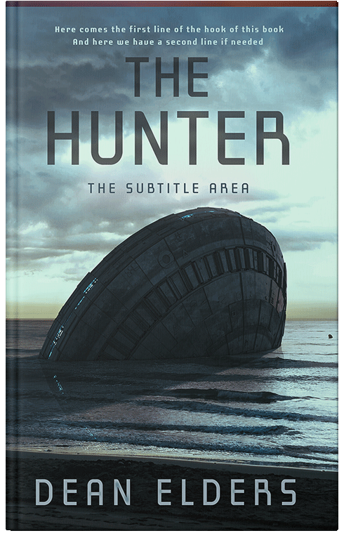 Front view of Premade Science Fiction Book Cover - Outer Space