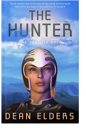 Pre Made Book Cover Cornflower Blue