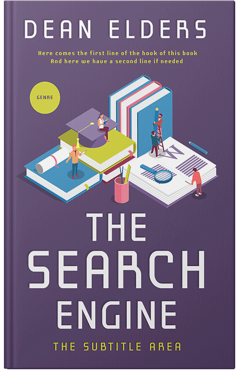 Front view of Mulled Wine #6718 - Premade Abstract Book Cover