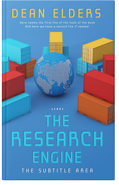 Front view of Premade Business Book Cover - Shakespeare