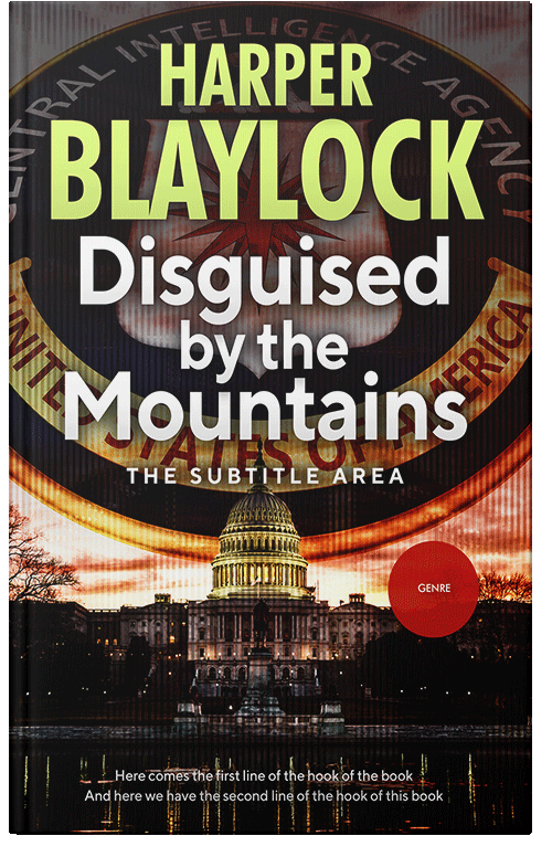 Front view of Premade Action & Adventure Book Cover - Night Rider