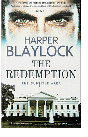 Pre Made Book Cover Green White